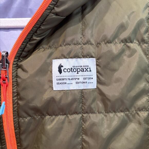 Cotopaxi Women’s Teca Cálido Hooded Reversible Jacket Olive Green - Size: XS - Picture 5 of 16